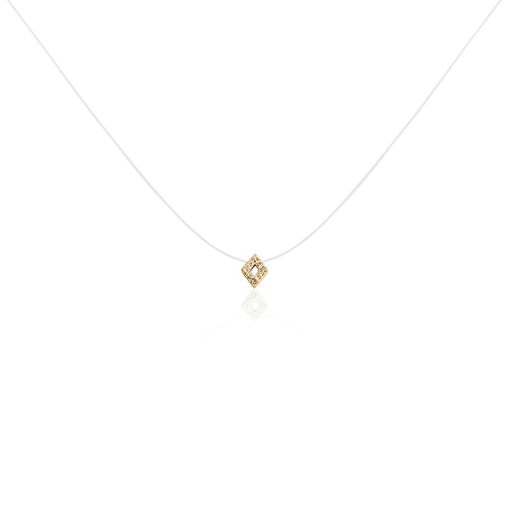 Collier Brody Plaqué Or Jaune Oxydes De Zirconium - Colliers fantaisie Femme | Histoire d’Or