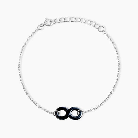 Bracelet Alicia Argent Blanc Céramique - Bracelets Femme | Histoire d’Or