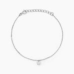 Bracelet Saya Argent Blanc Oxyde De Zirconium - Bracelets Femme | Histoire d&rsquo;Or