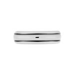 Bague Acier Blanc - Bagues Homme | Histoire d&rsquo;Or
