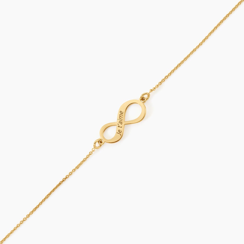 Bracelet Armen Argent Dor&eacute; A L'Or 750/1000 - F&ecirc;te des m&egrave;res Femme | Histoire d&rsquo;Or