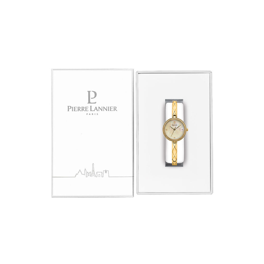 Montre Pierre Lannier Leia Blanc - Montres Femme | Histoire d&rsquo;Or
