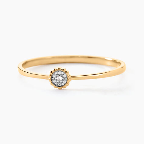 Bague Mon 1er Diamant Or Jaune Diamant - Bagues solitaires Femme | Histoire d’Or