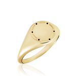 Chevali&egrave;re Plaqu&eacute; Or Jaune Hadrian - Chevali&egrave;res Homme | Histoire d&rsquo;Or