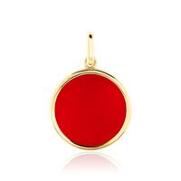 Pendentif Ultane Or Jaune Corail