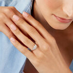 Bague Glow Up Argent Blanc Oxyde De Zirconium - Bagues avec pierre Femme | Histoire d&rsquo;Or