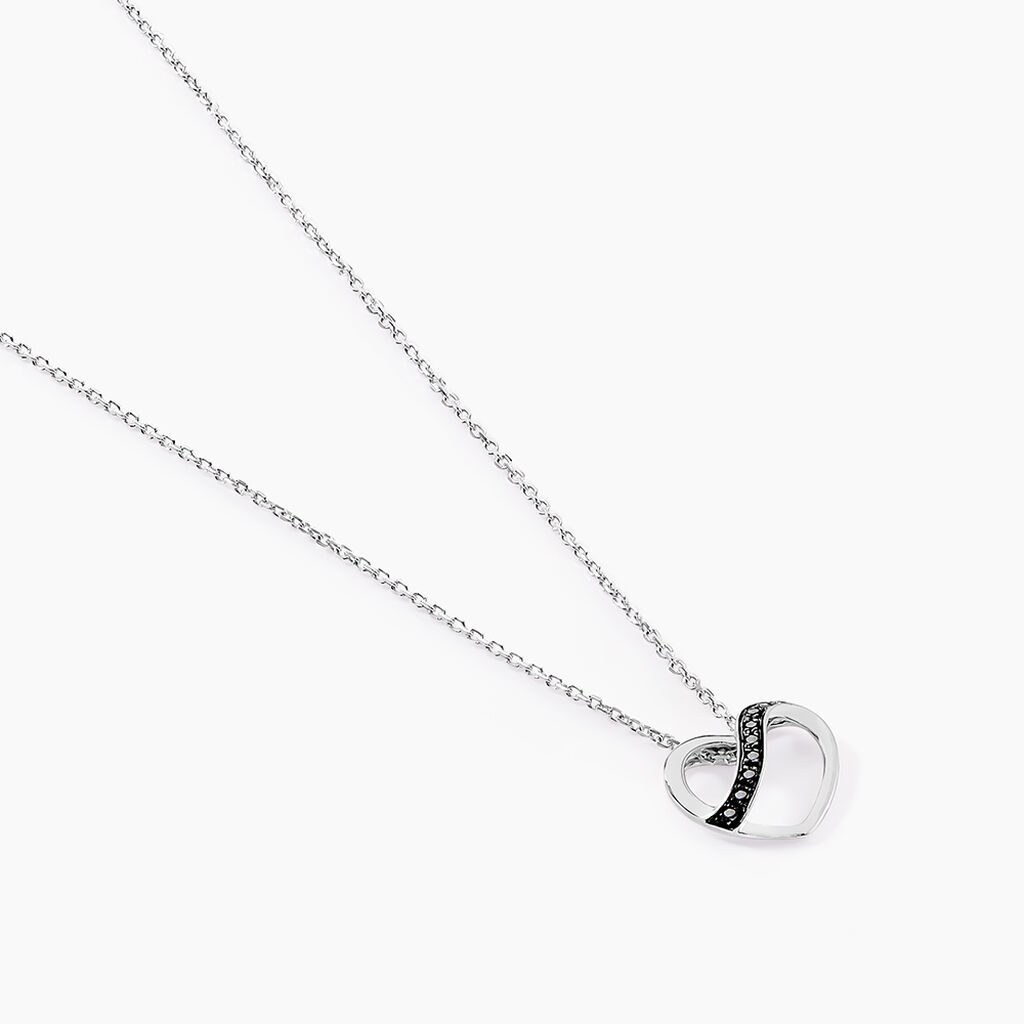 Collier Or Blanc Julianoir Diamants - F&ecirc;te des m&egrave;res Femme | Histoire d&rsquo;Or