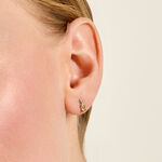 Boucles D'Oreilles Puces Ormonde Argent Dor&eacute; A L'Or 750/1000 Topaze - Clous d'oreilles Femme | Histoire d&rsquo;Or