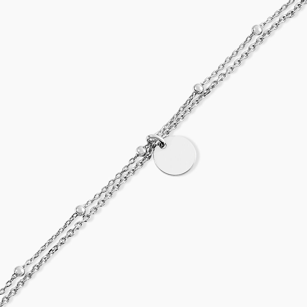 Bracelet Argent Blanc Mireio - Bracelets Femme | Histoire d&rsquo;Or