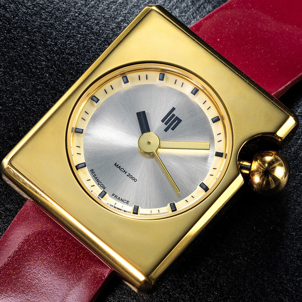 Montre Lip Mach 2000 Mini Square Doré - Montres Femme | Histoire d’Or