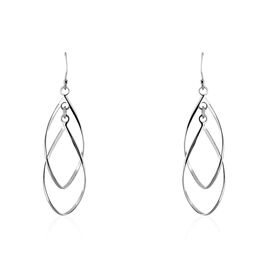 Boucles D'oreilles Pendantes Twisty Argent Blanc - Boucles d'oreilles fantaisie Femme | Histoire d’Or