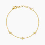 Bracelet Genny Acier Jaune Cristal - Bracelets Pierre Femme | Histoire d&rsquo;Or