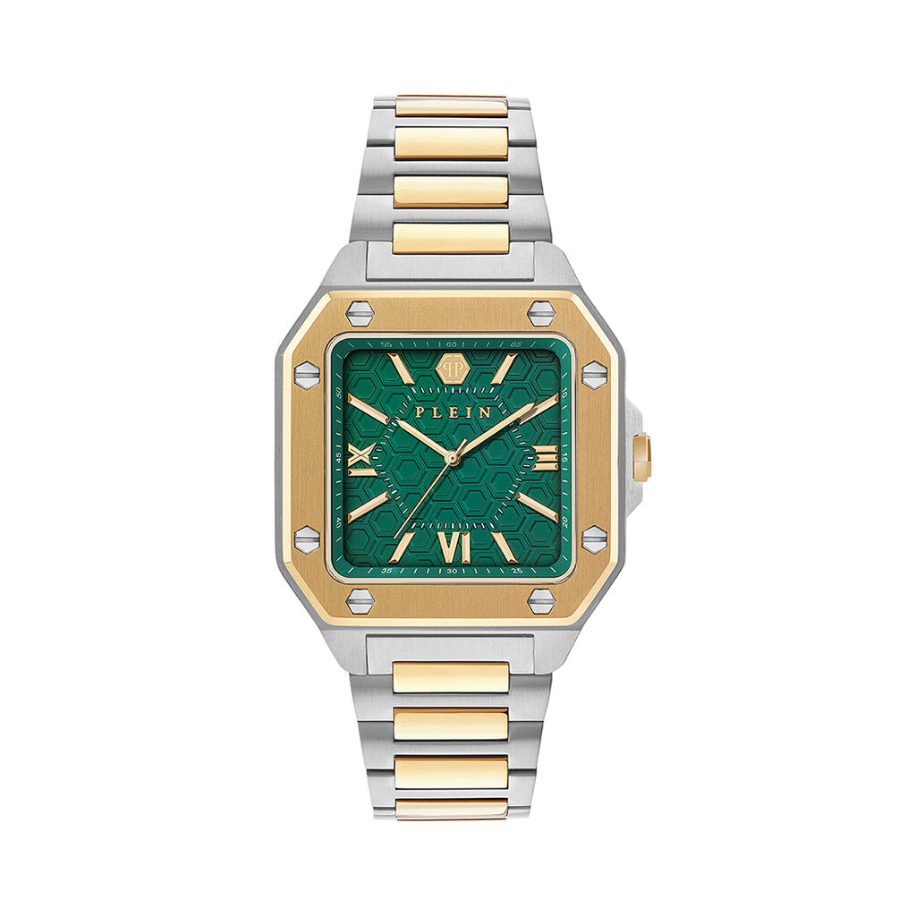 Montre Philipp Plein Rock Couture Vert - F&ecirc;te des p&egrave;res Homme | Histoire d&rsquo;Or