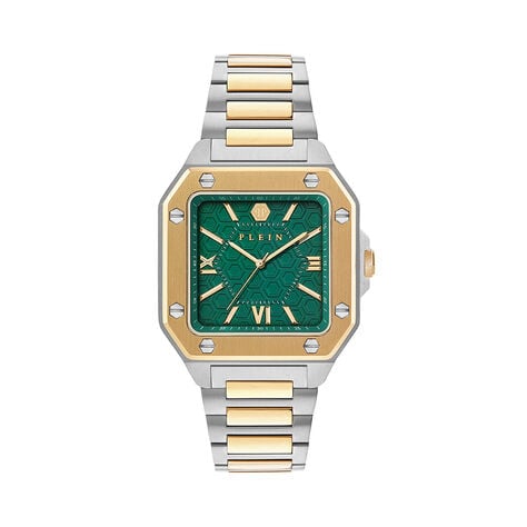 Montre Philipp Plein Rock Couture Vert - F&ecirc;te des p&egrave;res Homme | Histoire d&rsquo;Or