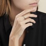 Bague Argent Blanc Clayton Oxydes De Zirconium - Bagues avec pierre Femme | Histoire d&rsquo;Or