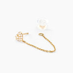 Boucles D'oreilles Pendantes Eclat D'amour Or Jaune Oxyde De Zirconium - Boucles d'oreilles pendantes Femme | Histoire d&rsquo;Or