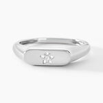 Bague Astre Precieux Argent Blanc Oxyde De Zirconium - Bagues solitaires Femme | Histoire d&rsquo;Or