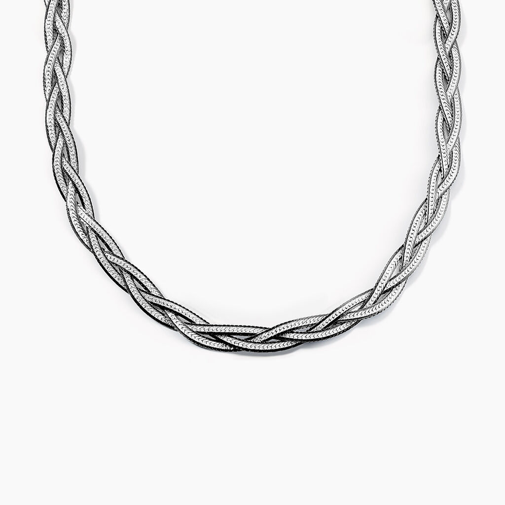 Collier Elae Argent Bicolore - Colliers Femme | Histoire d’Or