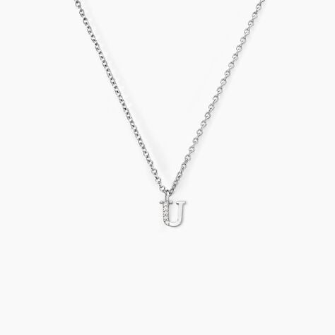 Collier Neruda Argent Blanc Oxyde De Zirconium - Colliers fantaisie Femme | Histoire d&rsquo;Or