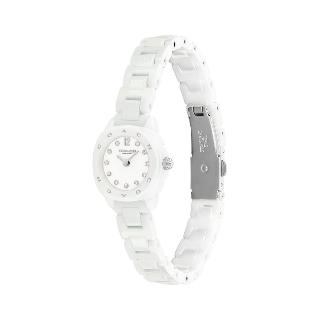 Montre Coach Kitt Blanc - Montres Femme | Histoire d&rsquo;Or
