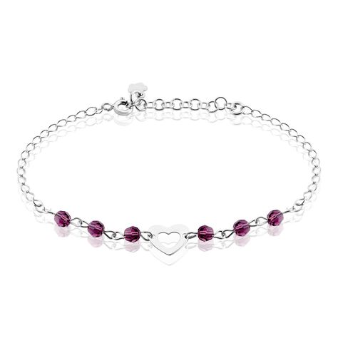 Bracelet Hazan Argent Blanc Pierre De Synthese - Bracelets Femme | Histoire d’Or