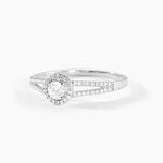 Bague Solitaire Karen Or Blanc Diamant - Bagues solitaires Femme | Histoire d&rsquo;Or