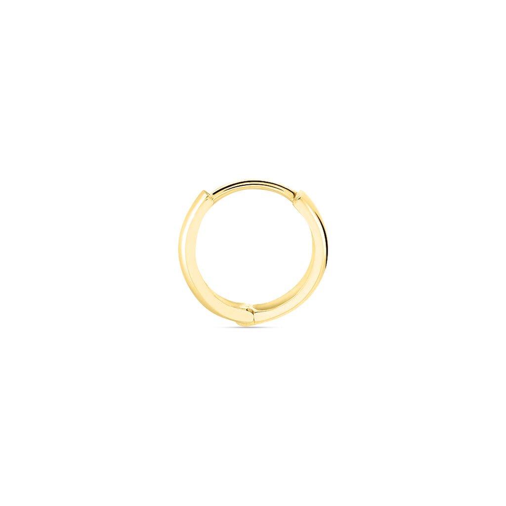 Créole Unitaire Franc Or Jaune - Boucles d'oreilles créoles Homme | Histoire d’Or
