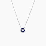 Collier Serafine Argent Blanc Lapis Lazuli Oxyde - Colliers fantaisie Femme | Histoire d&rsquo;Or