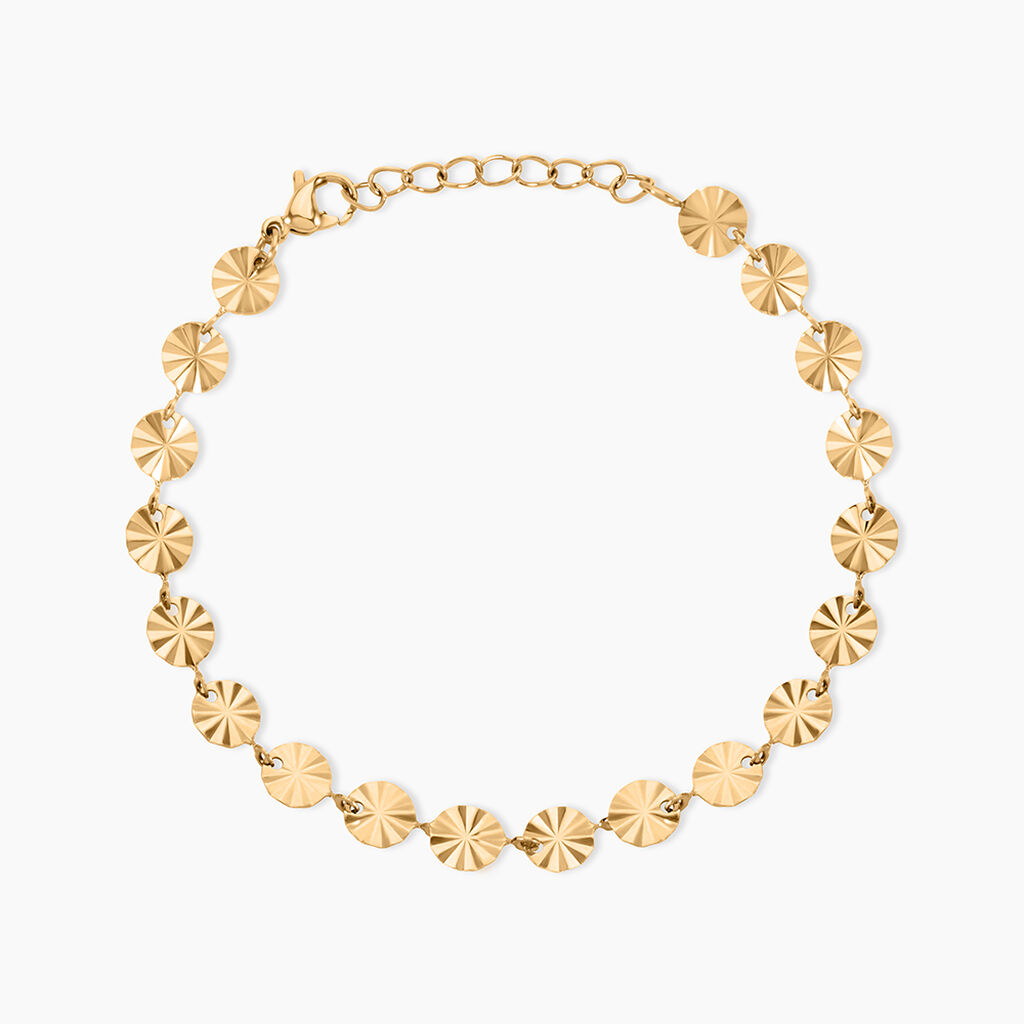 Bracelet Lueur Plaqué Or Jaune Oxyde De Zirconium - Bracelets Femme | Histoire d’Or