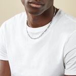 Collier Vivian Argent Blanc - Chaines Homme | Histoire d&rsquo;Or