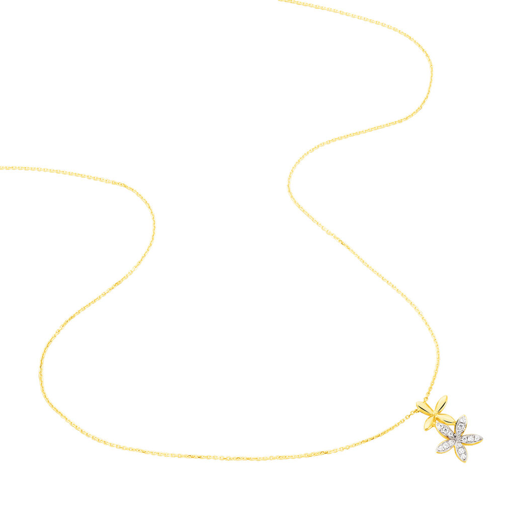 Collier Adelisa Or Jaune Oxyde De Zirconium - Colliers Femme | Histoire d&rsquo;Or