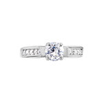 Bague Solitaire Mady Argent Blanc Oxyde De Zirconium - Bagues solitaires Femme | Histoire d&rsquo;Or
