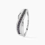 Bague Calliste Or Blanc Diamant - Bagues avec pierre Femme | Histoire d&rsquo;Or