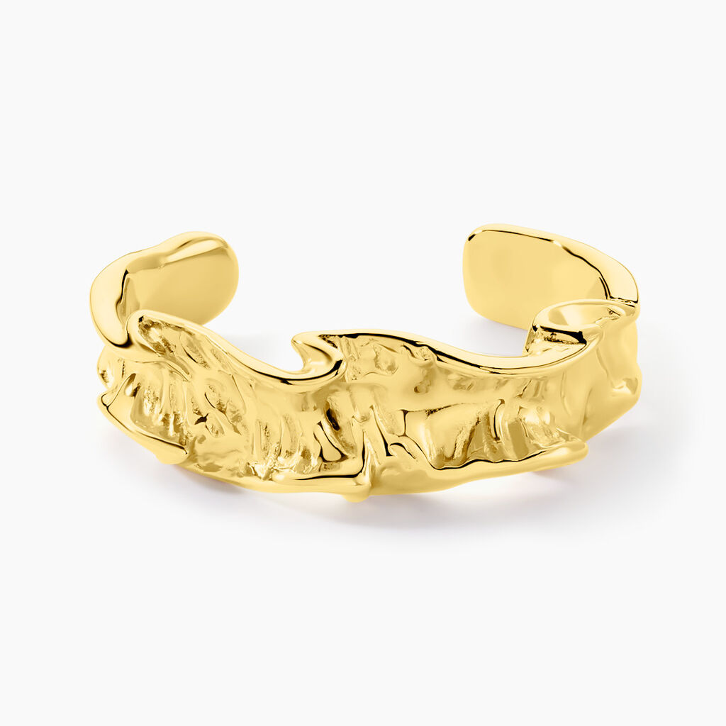 Bracelet Jonc Organic Acier Jaune - Bracelets Femme | Histoire d’Or