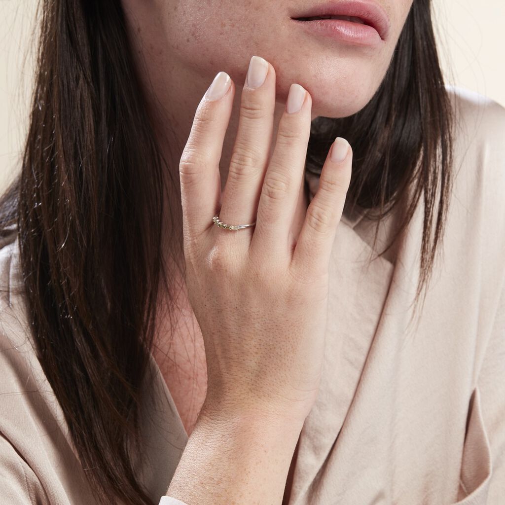 Bague Alexander Argent Blanc Oxyde De Zirconium - Bagues avec pierre Femme | Histoire d’Or
