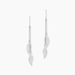 Boucles D'oreilles Pendantes Fabia Argent Blanc - Boucles d'oreilles fantaisie Femme | Histoire d’Or