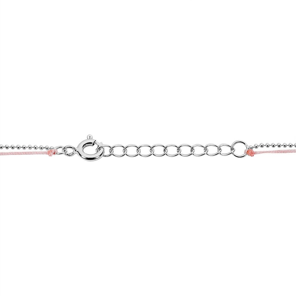 Bracelet Rafaela Argent Blanc Quartz - Bracelets cordon Femme | Histoire d’Or