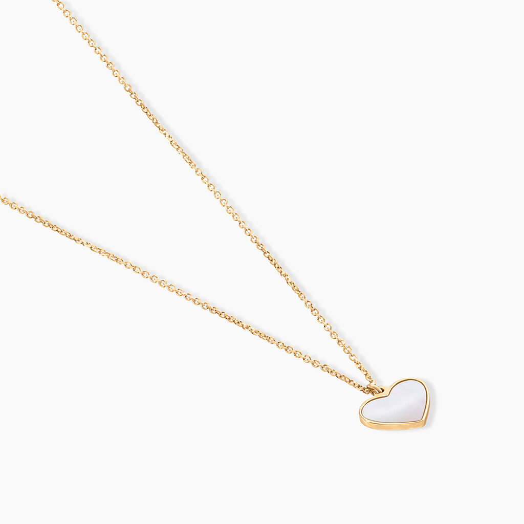 Collier Lucky Gems Or Jaune Nacre - F&ecirc;te des m&egrave;res Femme | Histoire d&rsquo;Or