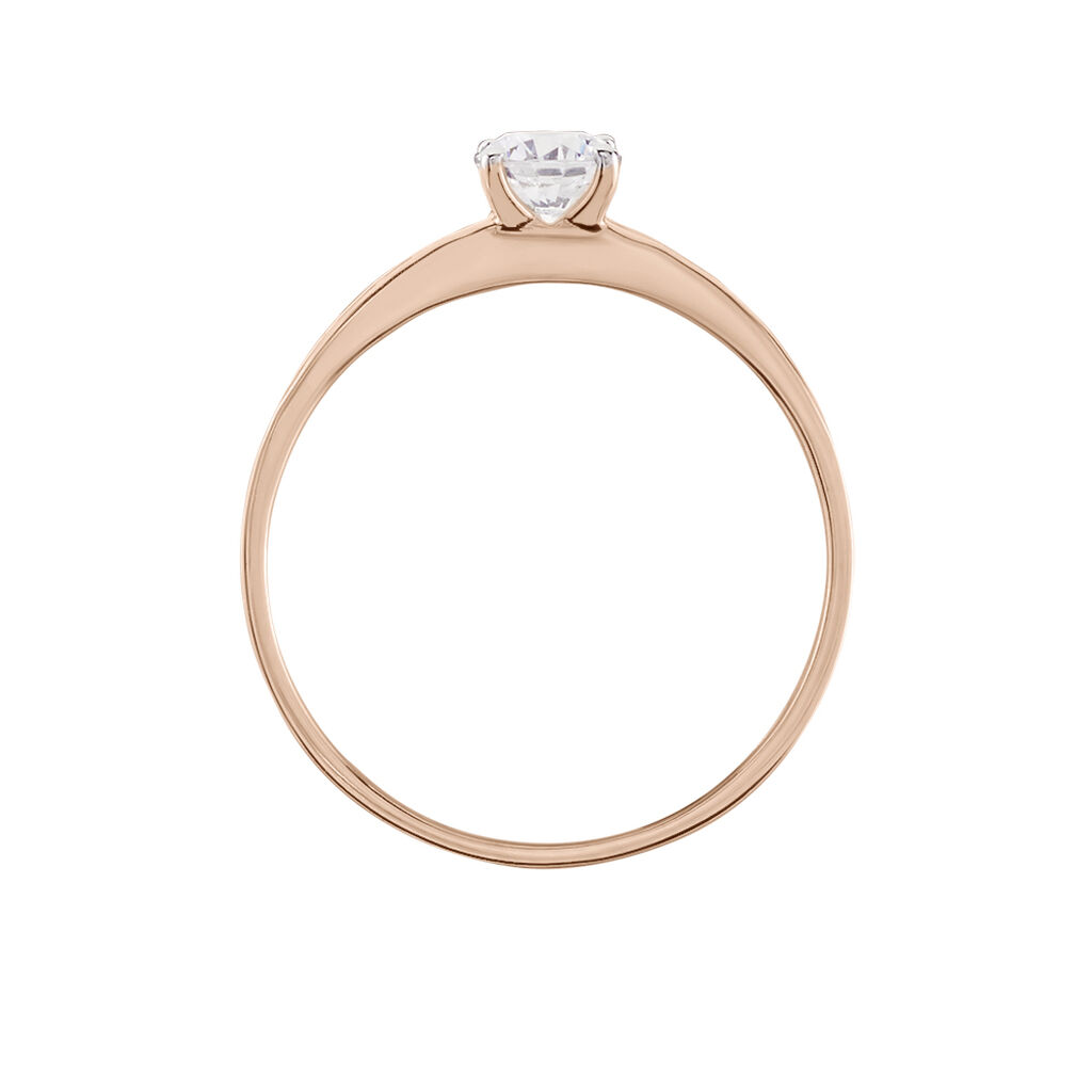 Bague Harem Or Rose Oxyde - Bagues solitaires Femme | Histoire d’Or