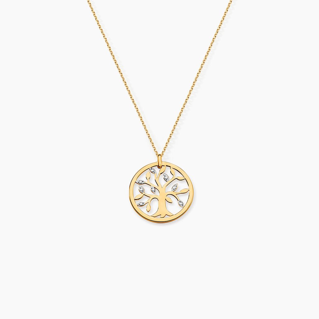 Collier Or Jaune Argius Diamants - Colliers Femme | Histoire d&rsquo;Or