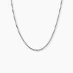 Cha&icirc;ne Clementine Argent Blanc - Chaines Homme | Histoire d&rsquo;Or