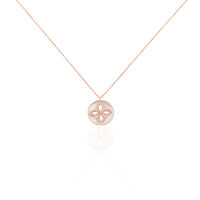 Collier Alexine Argent Rose Oxyde De Zirconium