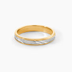 Alliance Ulysse Or Bicolore - Alliances 18 carats Unisex | Histoire d&rsquo;Or