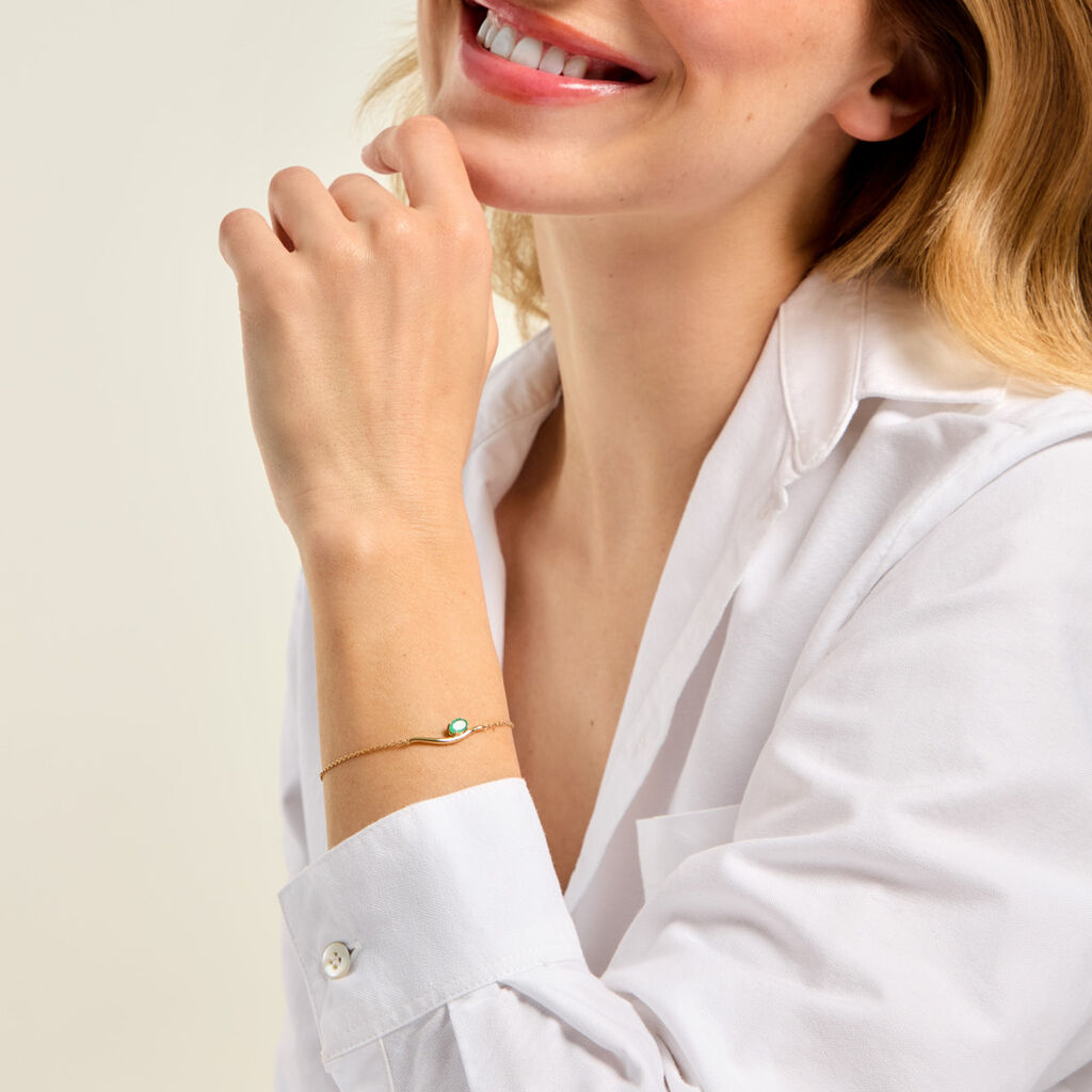 Bague Heritage Or Jaune Emeraude - Bagues solitaires Femme | Histoire d&rsquo;Or