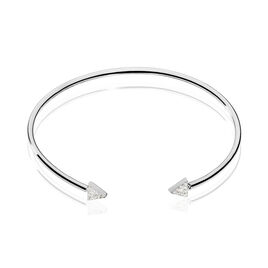 Bracelet Jonc Danae Argent Blanc Oxyde De Zirconium - Bracelets fantaisie Femme | Histoire d’Or