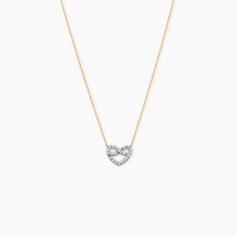Collier Gwenneth Or Jaune Oxyde De Zirconium - Colliers Femme | Histoire d’Or