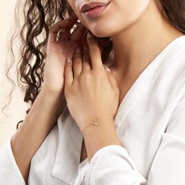 Bracelet Or Jaune Veridienne Oxyde - Bracelets Coeur Femme | Histoire d’Or