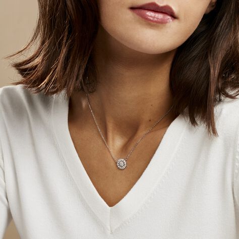 Collier Hyelana Argent Blanc Oxyde De Zirconium - Colliers fantaisie Femme | Histoire d’Or