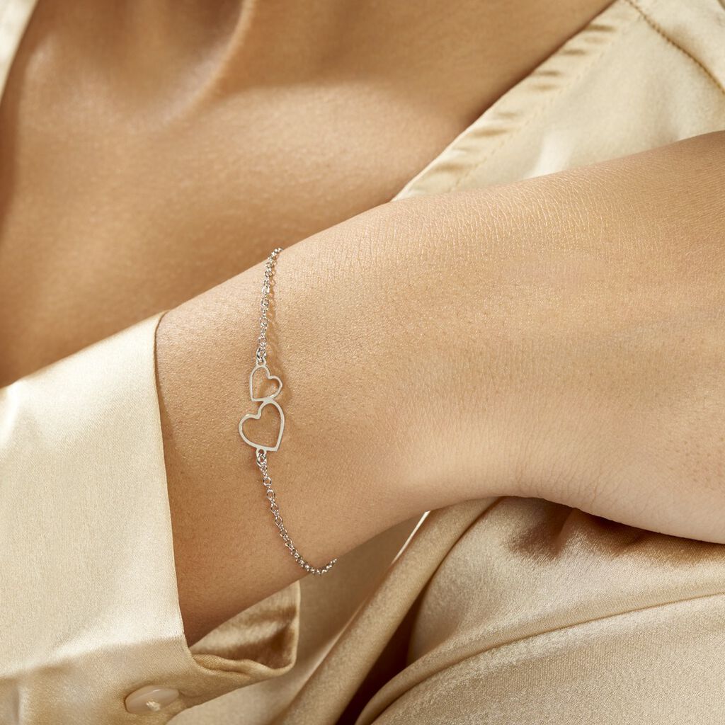 Bracelet Estina Argent Blanc - Bracelets Femme | Histoire d’Or