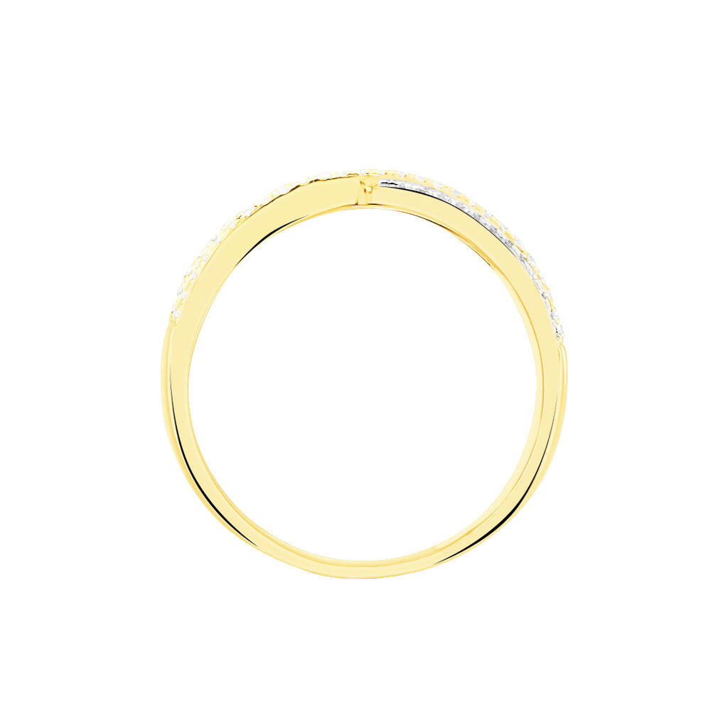 Bague Elyne Or Jaune Diamant - Bagues avec pierre Femme | Histoire d’Or